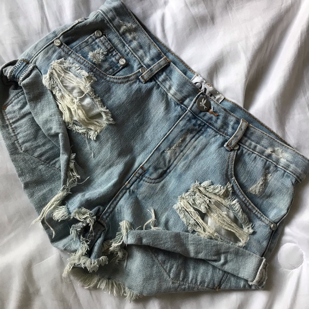 One Bandits denim shorts